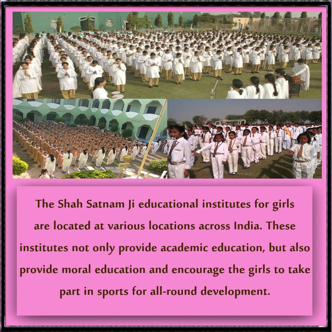 PriyankaInsan8's tweet photo. #EducateGirlsSaysStRamRahim
Saint Dr. Gurmeet Ram Rahim Singh Ji Insan promotes education for girls and teaches the followers to empower their daughters through education as well as physical training. A strong women can protect herself and support her family in times of needs https://t.co/KMn3pbIZZX