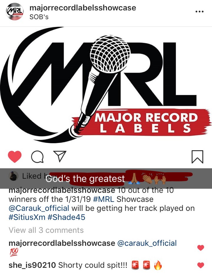 At the Major records label showcase in New York with <a href="/SoDrewski/">DJ DREWSKI</a> blessed to be one of the 10 winners‼️🙏🏾 #Power105 #Hot97 #SiriusXM #shade45 #defjam #AtlanticRecords #ROCNATION