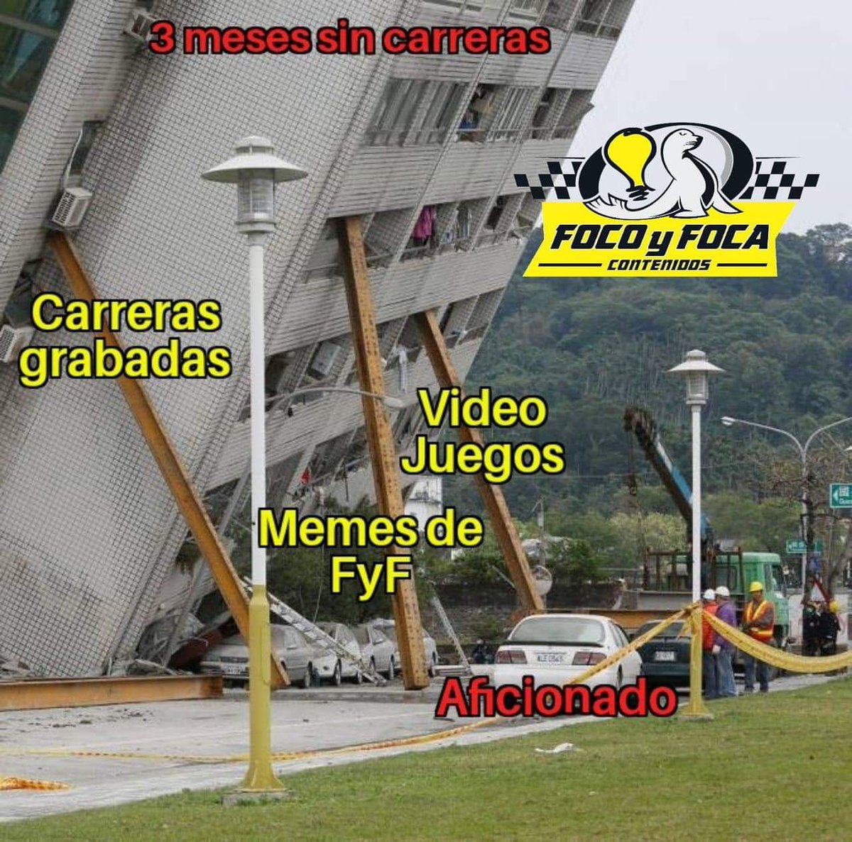 FocoyFoca's tweet photo. #FyFHumorRacing
Lo único bueno de que no haya carrera es que puedes darle una buena stalkeada a la página de FB de Foco Y Foca Contenidos y ver todo lo relacionado con las carreras en Chihuahua.
#Comparte y #Contagia a alguien más tu #HumorRacing
#Chihuahua
#Humor
#Racing
#Cuu https://t.co/9ofwOg29O4
