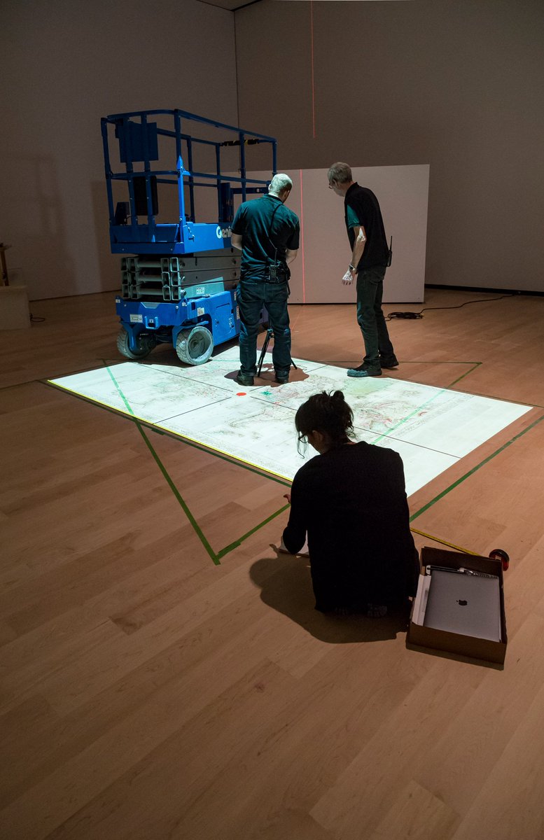 mnbaq's tweet image. Notre équipe très fort cette semaine pour que vous puissiez découvrir @manifdart 9 - La biennale de Québec dès le 16 février! Puisque plusieurs œuvres ont été conçues pour l&apos;occasion, une grande partie du montage se fait à quelques jours du lancement. 😁#mnbaq #manifdart