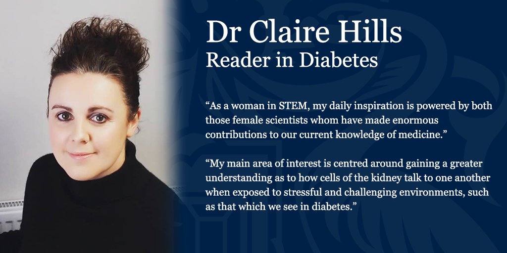 Today we're celebrating the outstanding impact that women in science have across academia and research at the University. #WomenInScience

Here's Dr Claire Hills' thoughts about women in STEM and her own research. ⬇️