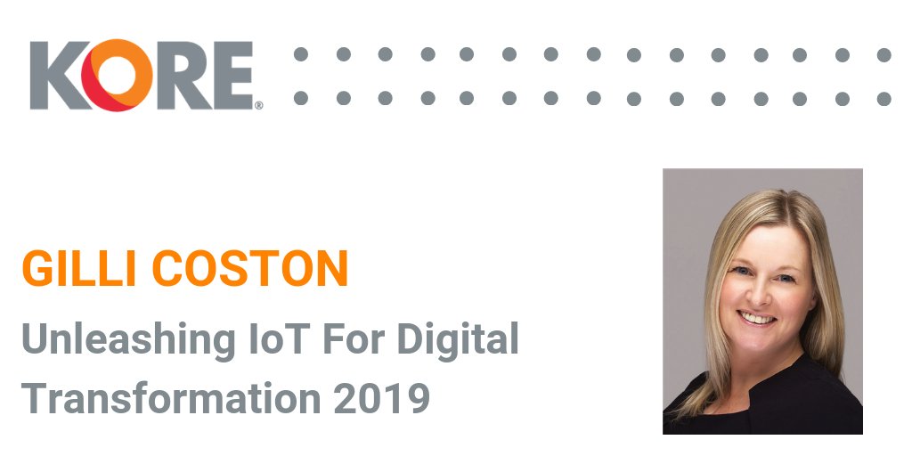 KORE_Wireless's tweet image. KORE&apos;s @GilliCoston took center stage this morning to kick off #UnleashIoT, which is all about about accelerating digital transformation and remaining competitive in an evolving marketplace. #IoT