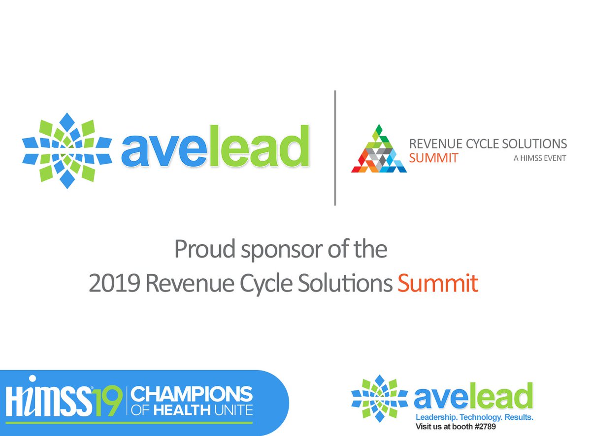 We hope you enjoyed the  “Transparency and other Hallmarks of the Patient-Centered Revenue Cycle” Panel Session. Greg Forshey will be at our booth#2789 all week to answer your revenue cycle questions. 
#himss19 #rethinkRCM #Aim2Innovate #HealthyMargins #smartHIT