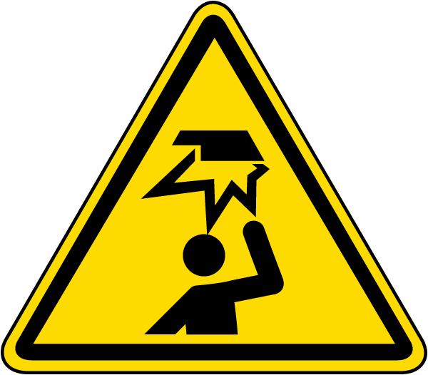 A man walks into a bar...."ouch"!!! #UKPunDay 
This would have been avoided if there was a warning sign for a potential hazard.