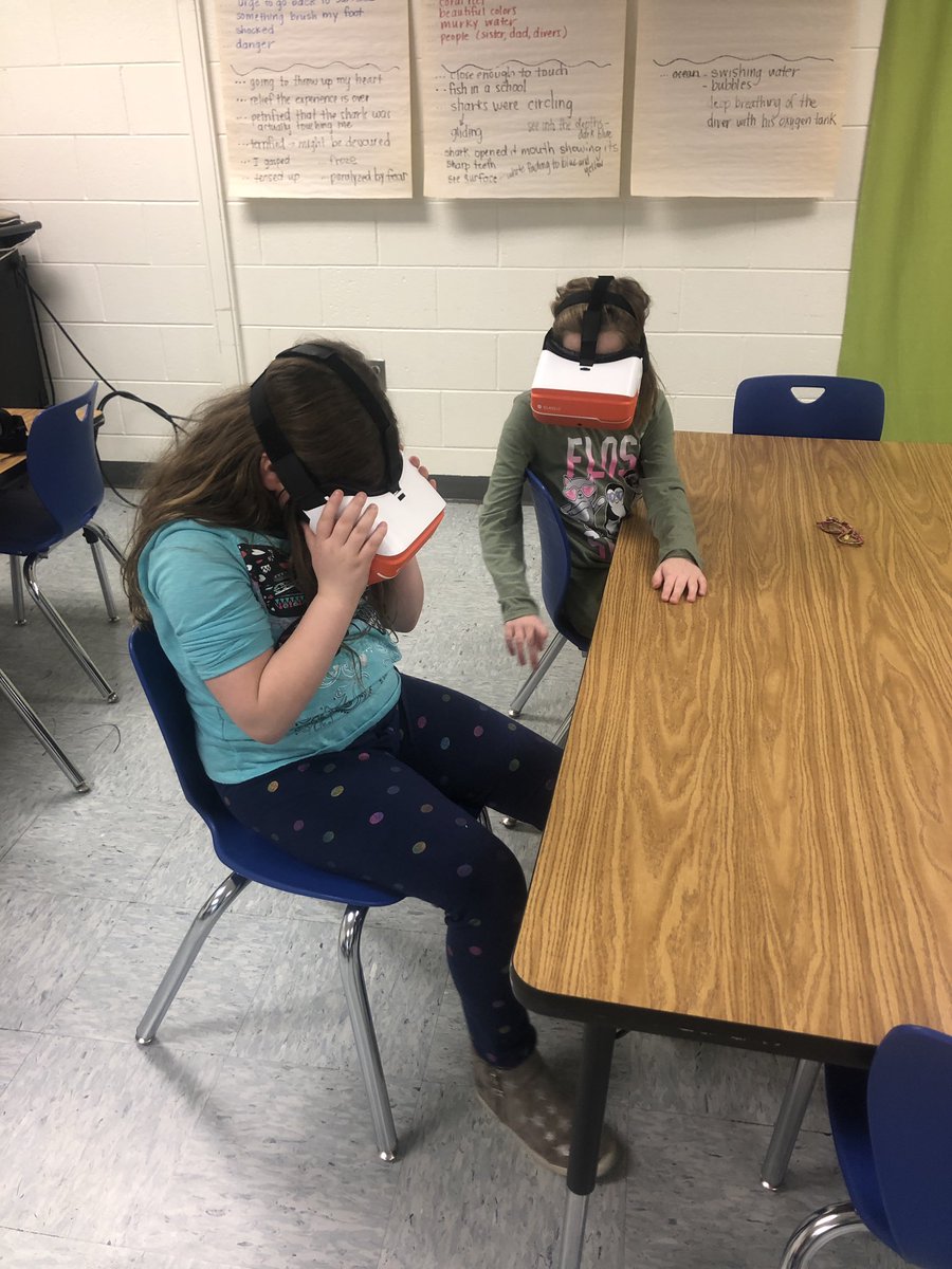 tamaraletter's tweet photo. Third grade students are traveling virtually to Greece this week as they explore ancient architecture, pottery, and the rocky landscape using @ClassVR goggles. #sschat #iste19 #vste19 #geography #tlap #CelebrateMonday #MLmagical https://t.co/YIf97LRfcl