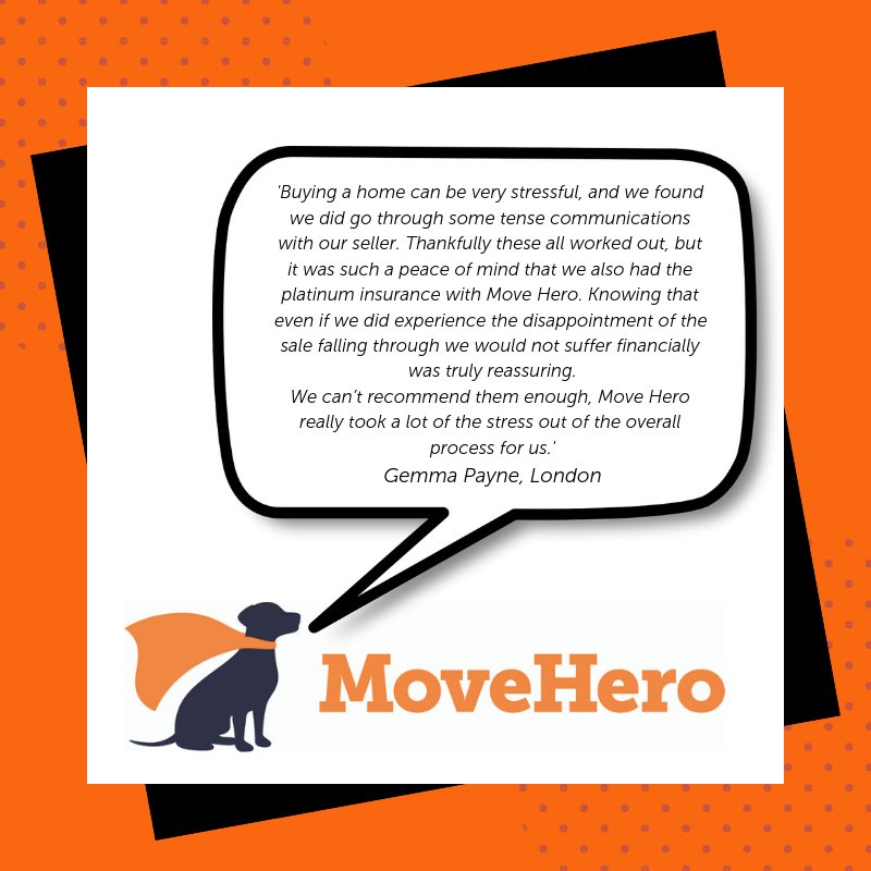 A lovely review from a happy Move Hero customer - please get in touch to find out how we can help with your house sale / purchase bit.ly/2BxO1Dk
#newhome #homebuyers #homeselllers