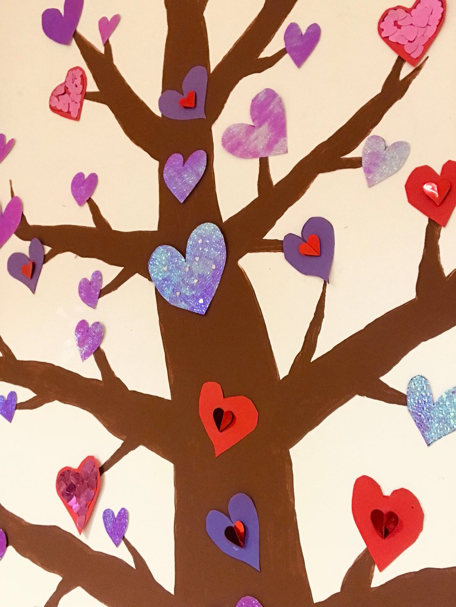 Lovely decorations made today to go on our tree for Valentine’s Day!! 😍💕❤️💘 #stnonward #hyweldda #oamhs #meaningfulactivity #crafts #ValentinesDay #love #OccupationalTherapy #groupactivity #olderadultmentalhealth