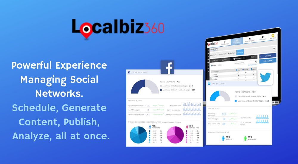 LocalBiz360's tweet image. Powerful Experience Managing Social Networks. Schedule, Generate Content, Publish, Analyze, all at once. localbiz360.com/franchise/ #marketing #business #digitalmarketing #agencies #localbusiness #brand #franchise