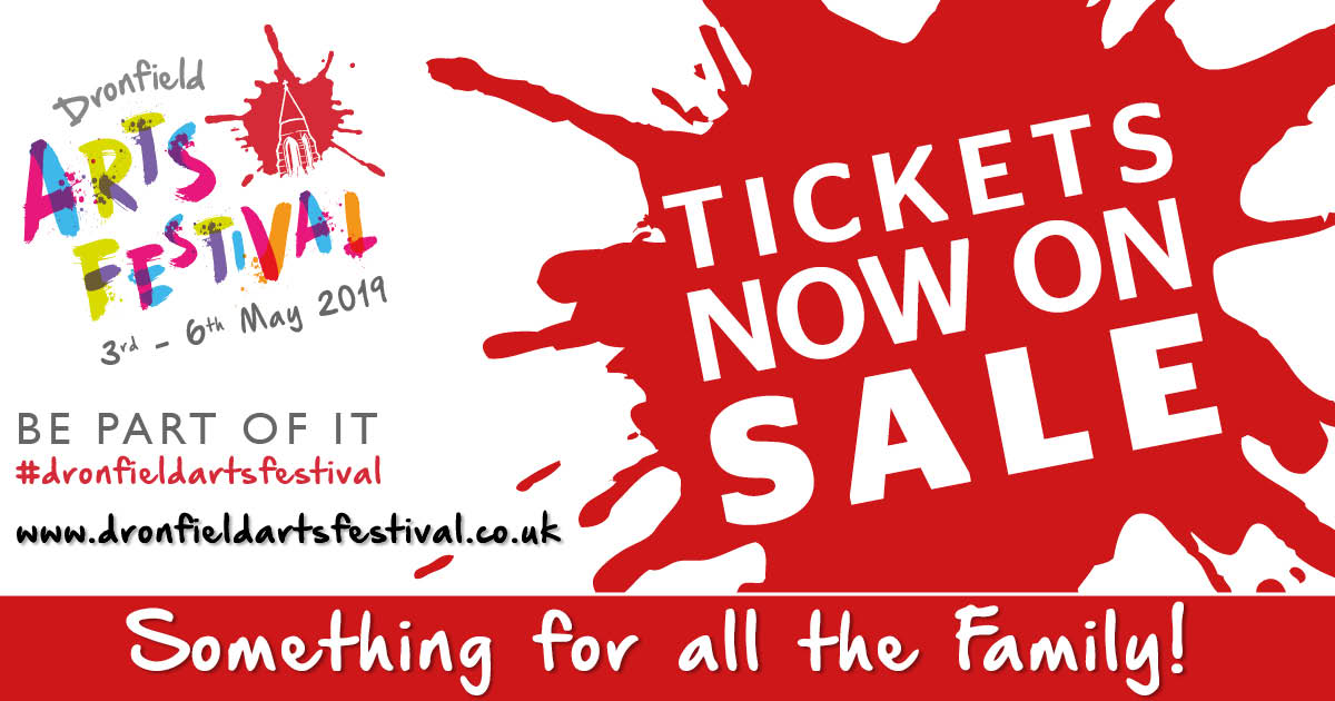 We have some fabulous shows lined up at even more fabulous prices!  With something for everyone, please come along and support the festival.
For more info and tickets, please visit: dronfieldartsfestival.co.uk/tickets/ #dronfieldartsfestival <a href="/DronfieldBarn/">Dronfield Hall Barn</a> <a href="/YourDronfield/">Your Dronfield</a> <a href="/derbypromo/">derbypromo</a>
