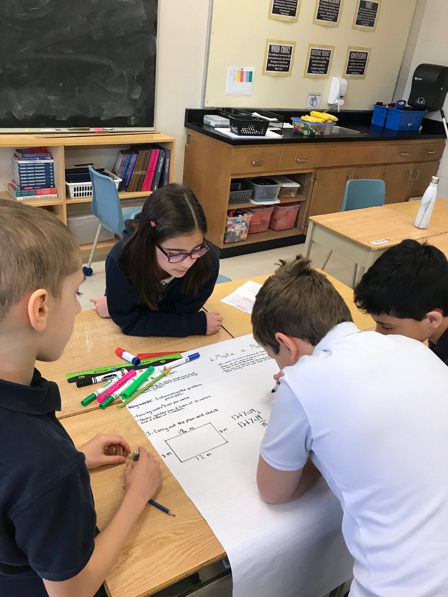 StPhilomenaNC's tweet image. Our Grade 5/6 class starting off the week right with some #MathProblemSolving! #MindsOn @niagaracatholic