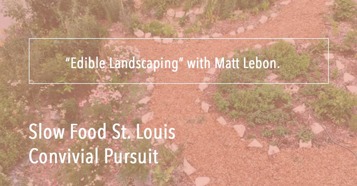 RoosterSGrand's tweet photo. All are welcome to join us for @slowfoodstl's talk "Edible Landscaping" tomorrow 2/12, 7PM at Rooster S Grand! Learn how to create a vibrant edible oasis in your own yard with fruits, veggies &amp; culinary/medicinal herbs. Come early for dinner before guest speakers arrive! https://t.co/YMTi9PyRhM