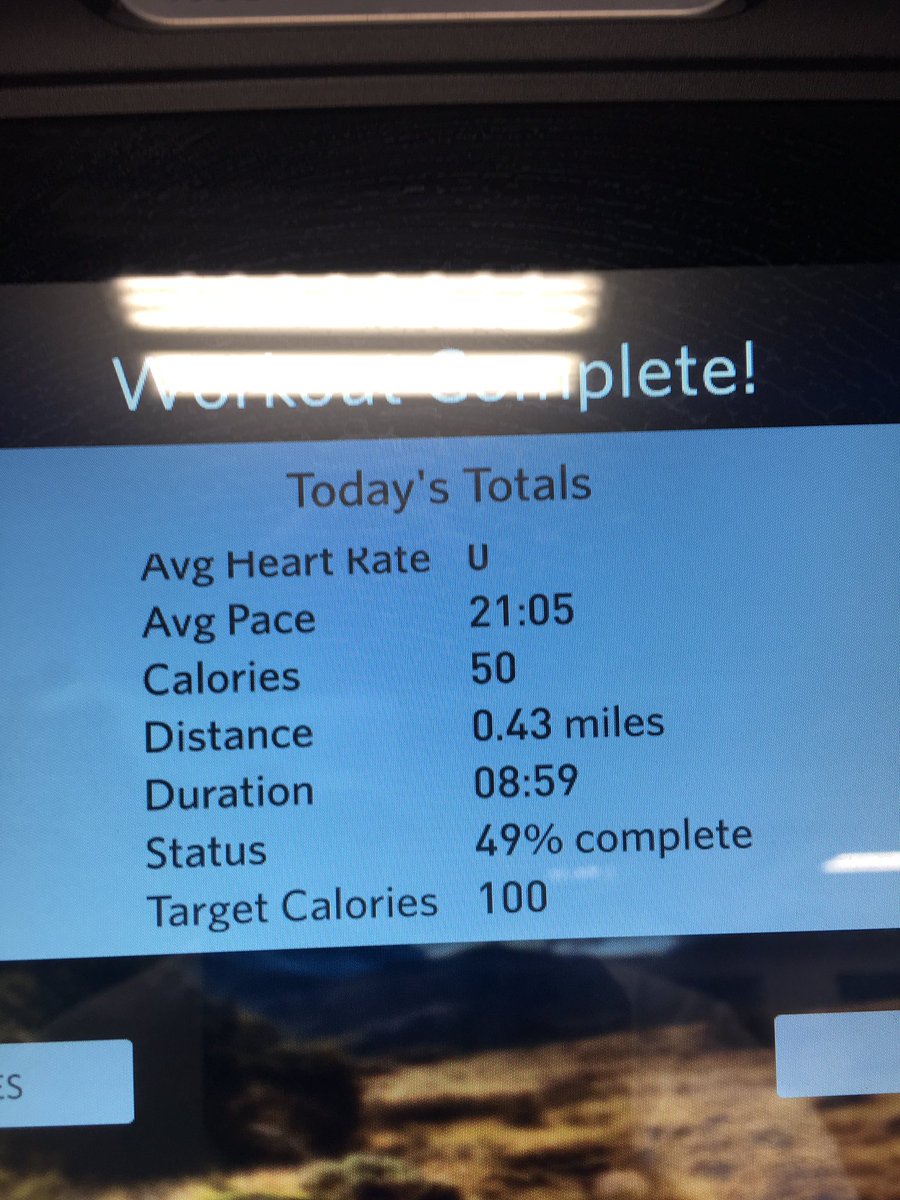 I worked out today tired