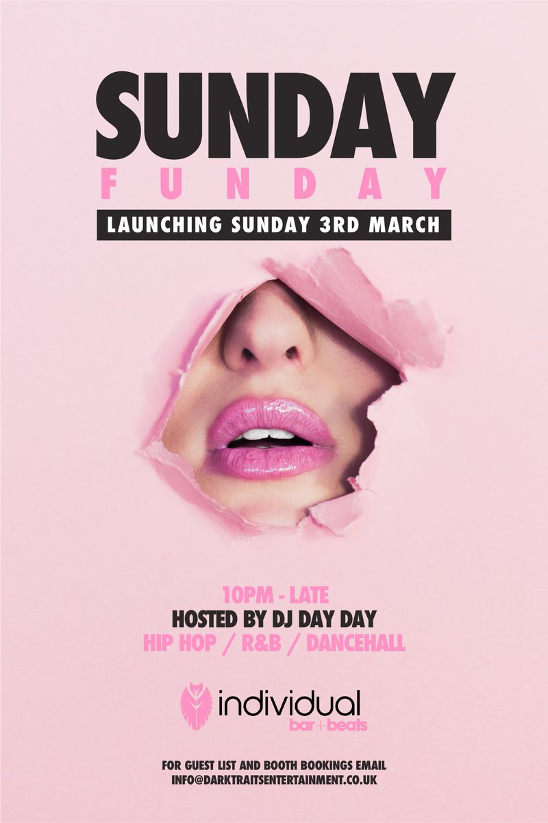 When it comes to making a night fun, welcoming & Unforgettable...we have become Legendary 💯

@NH_Promo @manlikebaldwin @DJDAYDAY_ team up to bring you SundayFunday launching Sunday 3rd March🔥

We are now taking booth booths & guest list. Dm us now.🍾