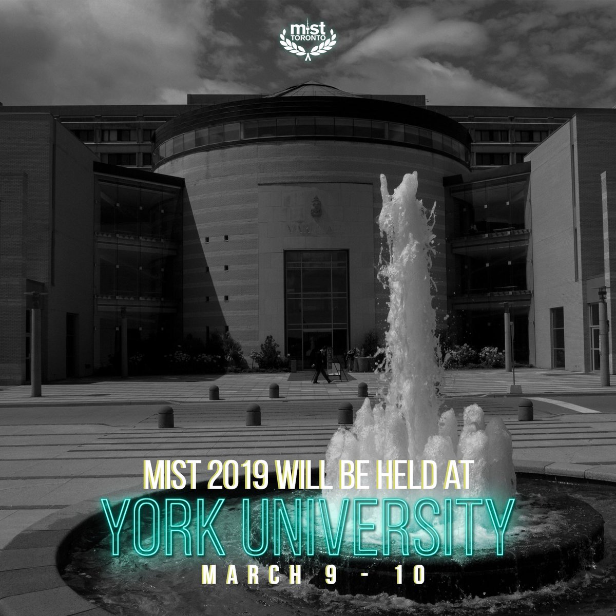 MISTToronto's tweet photo. *drumroll* please 🥁 🥁 🥁...

Quick announcement we know you’ve all been waiting for! 

#MISTTO2019, we’ll see you at York University 🦁 for this year’s tournament 😁 

We are beyond excited to bring you the best MIST yet. 25 more days.... https://t.co/9iUvA9D9pn