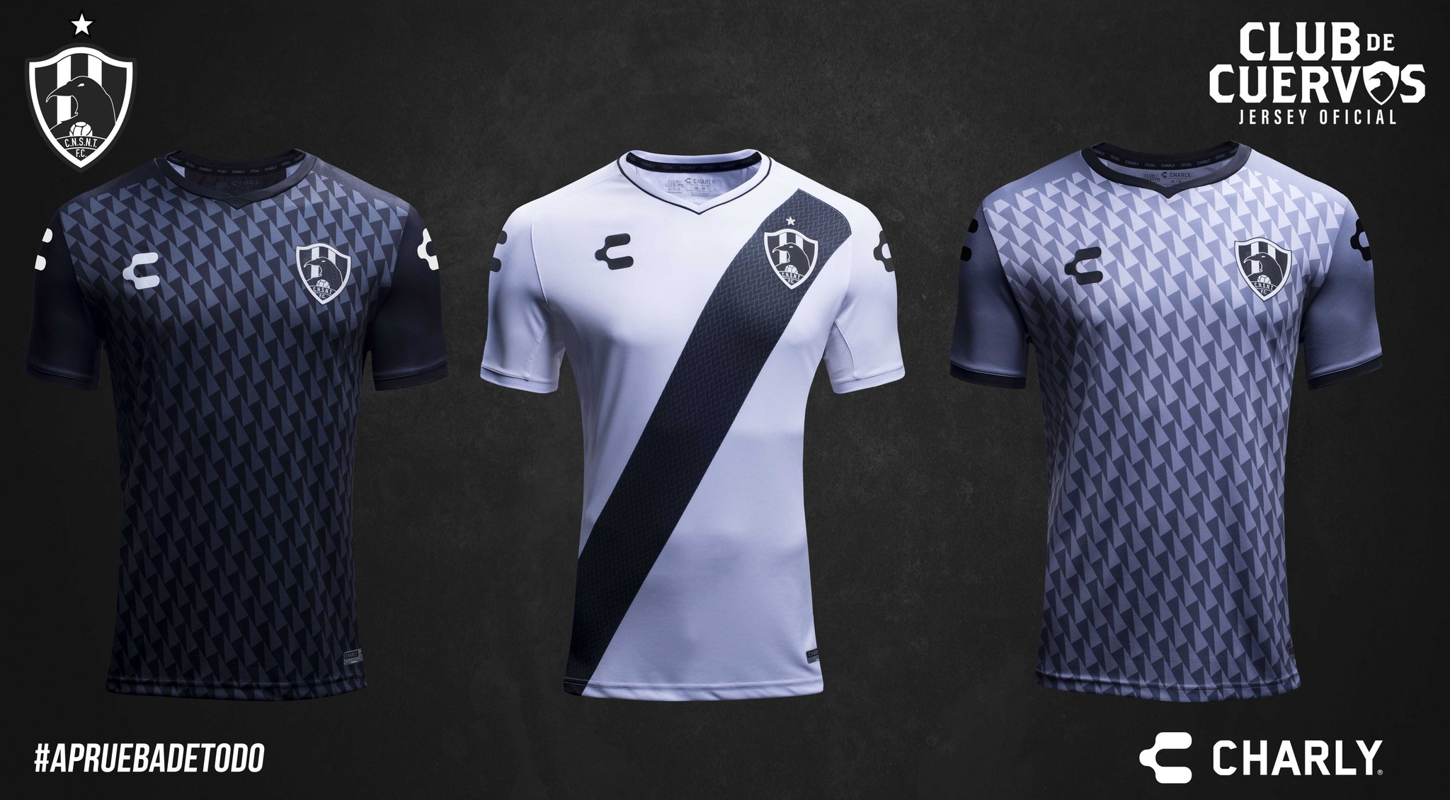 CHARLY Futbol on X Nuevo Toledanos Llego el momento de elegir el jersey de Club de Cuervos que mas les gusto Jersey Local Jersey Campeon Jersey Visitante Entra a