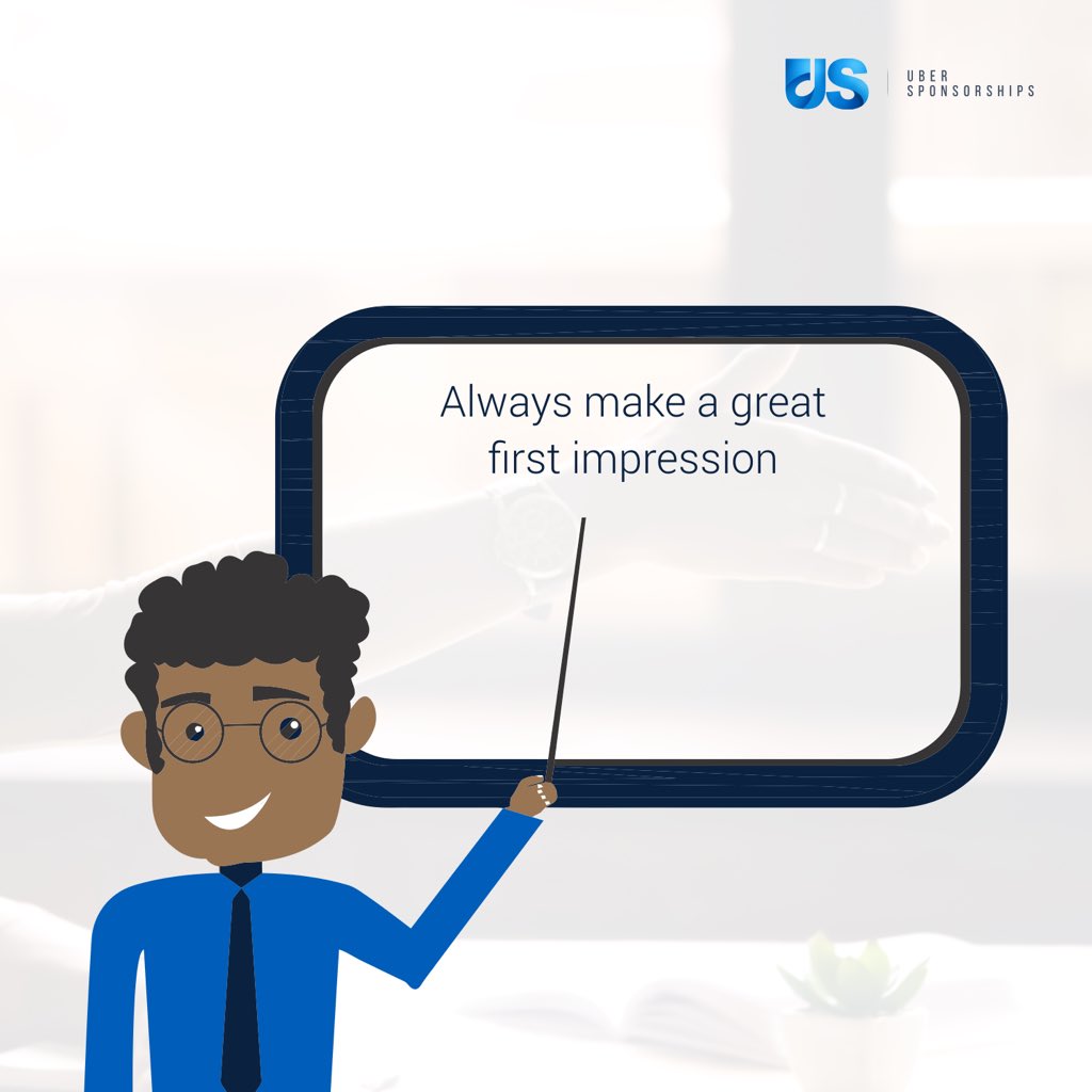 USponsorships's tweet photo. Meeting with potential sponsors for the first time? Always look to make a great first impression. 
#Sponsorship #Mondaymotivation #Ubersponsorships https://t.co/dNBf867f3L