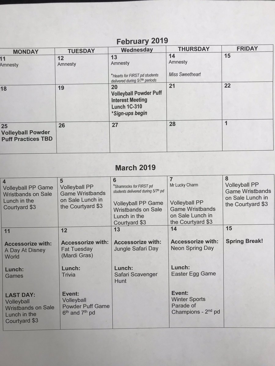 February Newsletter: put it in your calendars people! 🤪 @TitanSGA411