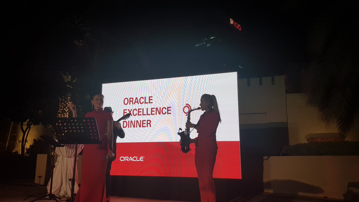 AHEAD_PRO's tweet photo. Happening now #oowdxb #Oracle Excellence Dinner https://t.co/1UZOopXUc5
