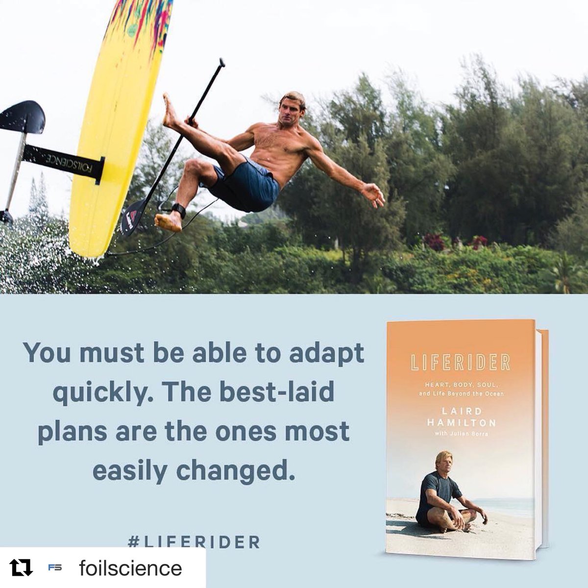 foilscience's tweet photo. #Repost @foilscience with @get_repost
・・・
#Repost @lairdapparel with @get_repost
・・・
Huge fans. We look forward to another amazing read!
Liferider - Heart, Body, Soul and Life Beyond the Ocean. Available now for pre-order wherever books are sold. #liferider https://t.co/VOY6oUPEoO