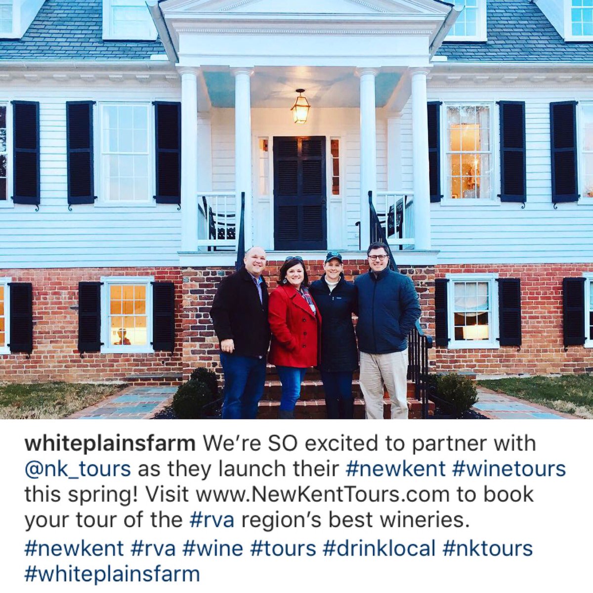 tours_kent's tweet photo. Thank you @whiteplainsfarm! We are thrilled to know that we will be introducing our guests to your amazing wines. #nktours #whiteplainsfarmandvineyard #winelovers https://t.co/XCxsT3QaK8