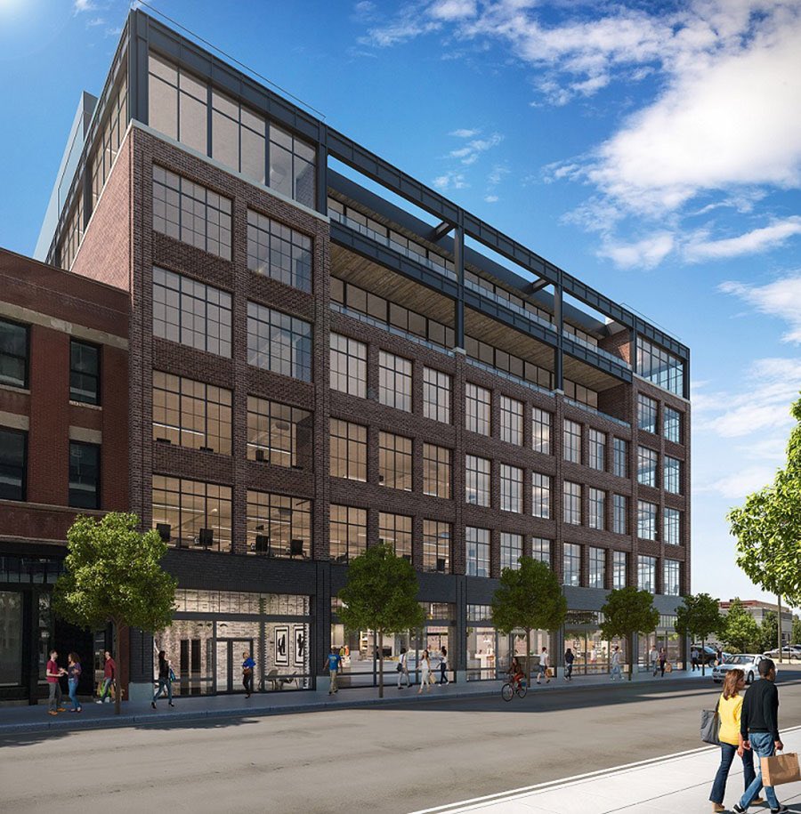 thebiggreenw's tweet image. Excited to announce that we’re building a new 90,000-square-foot office building (318 N. Carpenter) in Chicago’s #FultonMarket District with @MBREChicago &amp;amp; @hparchitecture! walshgroup.com/news/2019/wals… #WalshAtWork