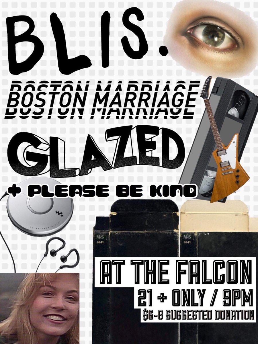 Hot Gig Alert .com // <a href="/blisatl/">BLIS.</a> and <a href="/glazedfl/">Gateway Band</a> are on Tour and this is THE kick off date for it so let’s make it a banger. Support by real rockers  <a href="/bostonmarriage_/">Boston Marriage</a> and @pleasebekindfl - 3/8 $6-8 suggested donation at <a href="/TheFalconBar/">The Falcon</a> in Thornton Park!