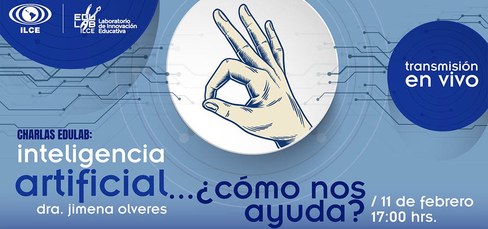 CECAv_UNAM's tweet photo. Charlas EDUALB - Inteligencia Artificial
ILCE Dra. Jimena Olveres
https://t.co/NQzvlYbq4B
#CviCom #UNAM https://t.co/5MnZFyvg0Q