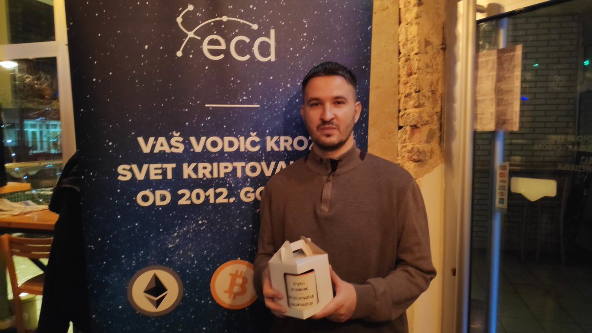 ecd_RS's tweet photo. Odlična atmosfera i predavanje na #ecdmeetup. Hvala Goranu i Dušanu iz https://t.co/iw8GGEGlUd na predavanju!
Svaki drugi ponedeljak u #sankbar! Vidimo se.
#bitkoin #bitcoin #cryptocurrency #blockchain #blokčein #litecoin #lajtkoin #itirijum #ethereum #kriptovalute https://t.co/E1jQ3c2nYo