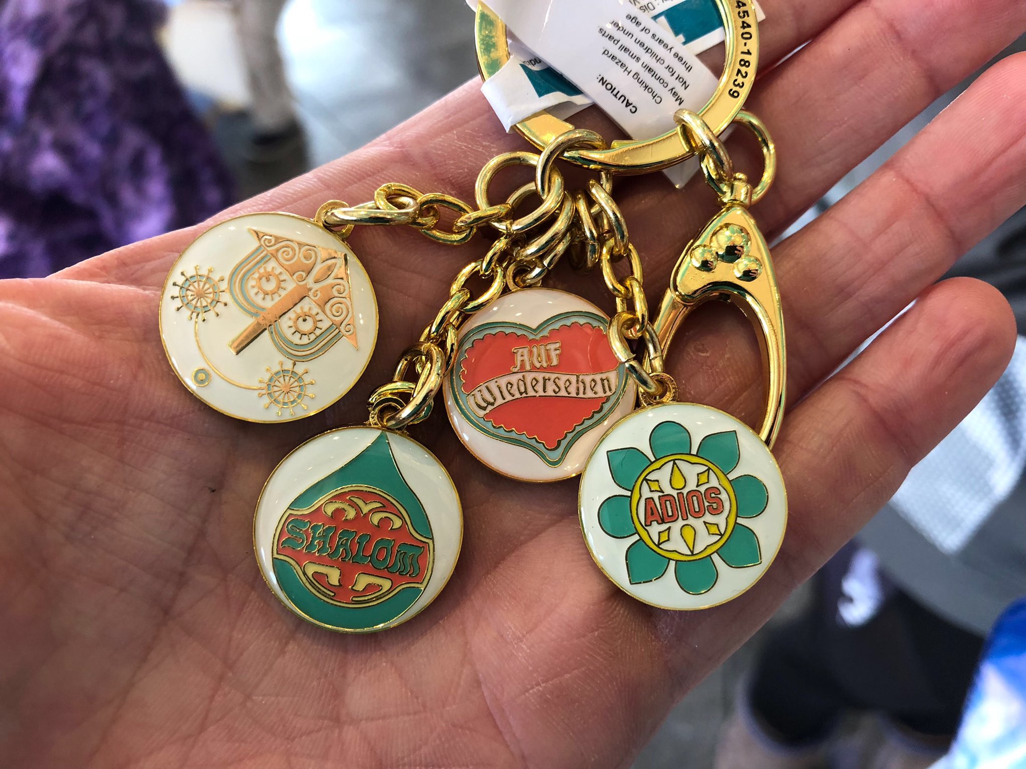 Disneyland News Today on X New it s a small world keychain 12.99 https t 4bUgWr21Ty X