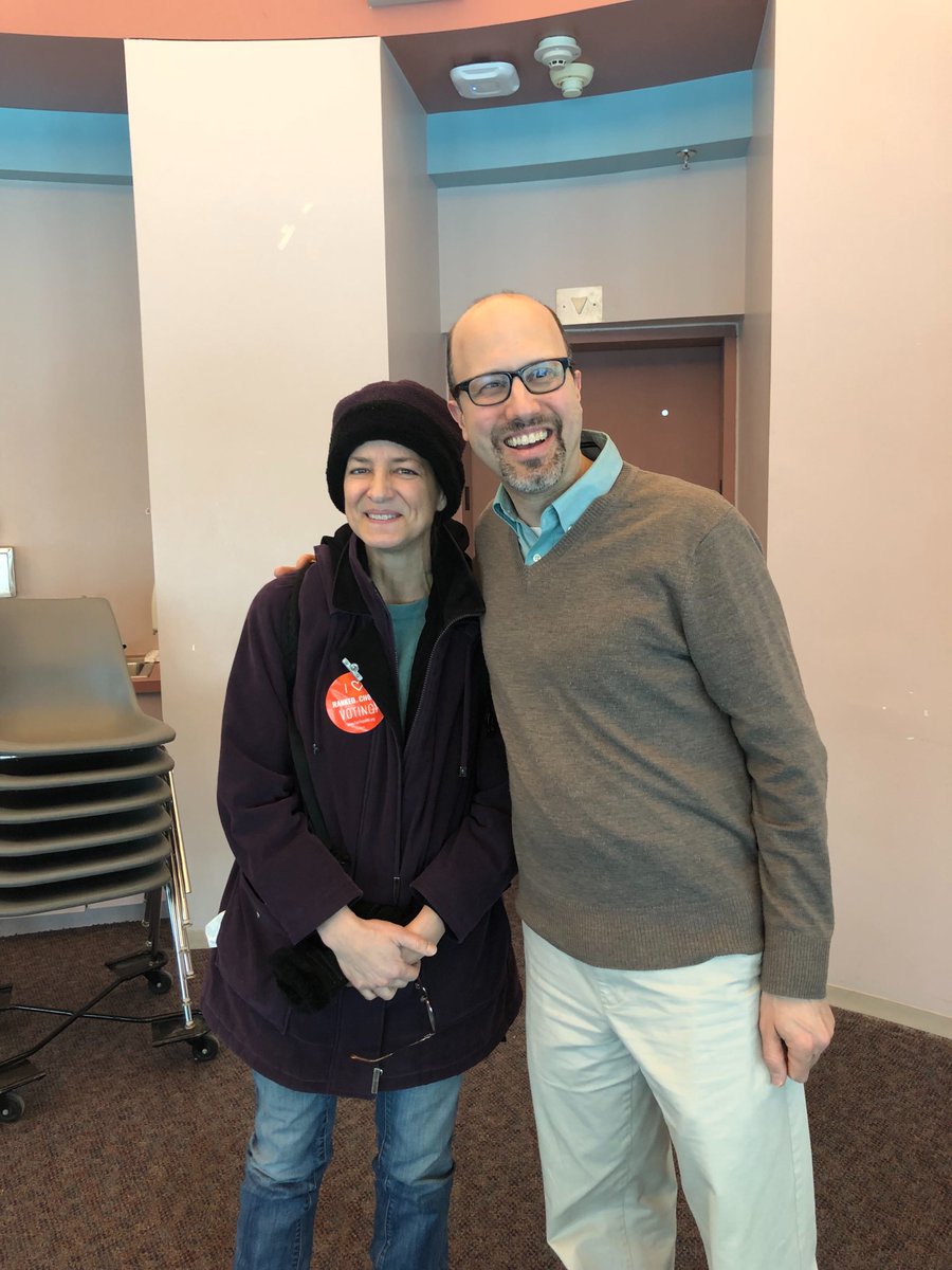 FairVoteMN's tweet photo. Thanks @davepinto for your steadfast #RankedChoiceVoting support, and for meeting with volunteer Amy Fink on Sunday. #LocalControl #rcvnow #betterdemocracy #mnleg https://t.co/w760lNtLLW