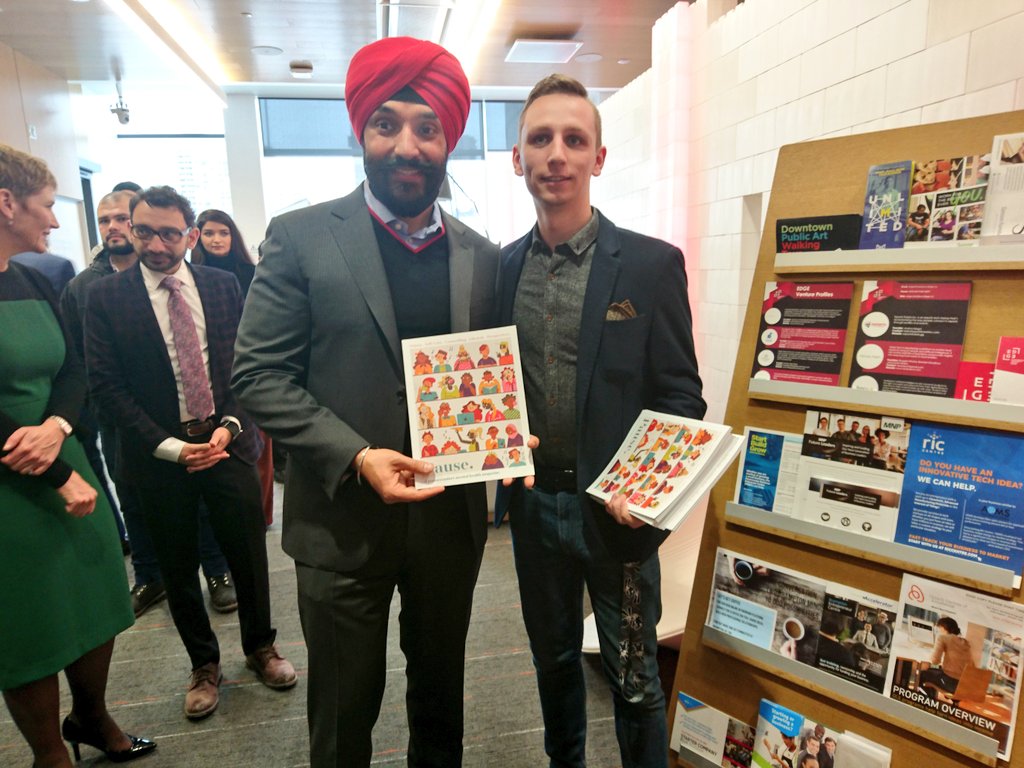 Thank you to <a href="/NavdeepSBains/">Navdeep Bains</a>,  <a href="/BonnieCrombie/">Bonnie Crombie 🇨🇦</a> &amp; <a href="/OmarAlghabra/">Omar Alghabra</a> for taking a copy of Pause. This is a student-created resource that focuses on postsecondary student &amp; faculty mental health. All stories &amp; visuals are from <a href="/sheridancollege/">sheridancollege</a>. We hope you find it insightful!