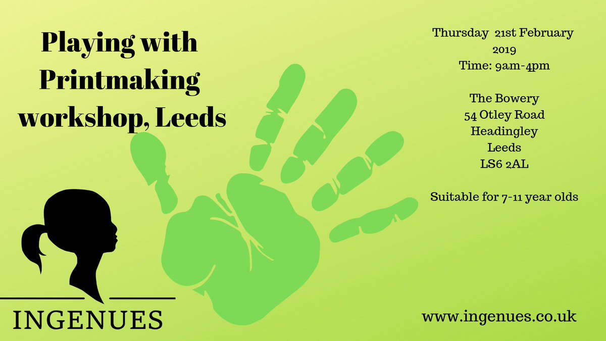 Hello people of #Leeds we will be running #steam workshops for 7-11 year olds during  #halfterm and as of today there's a huge #sale on places. There will be electronics, mechanics, printmaking and maxillofacial prosthetics. Click here to register - bit.ly/2E5XGCV