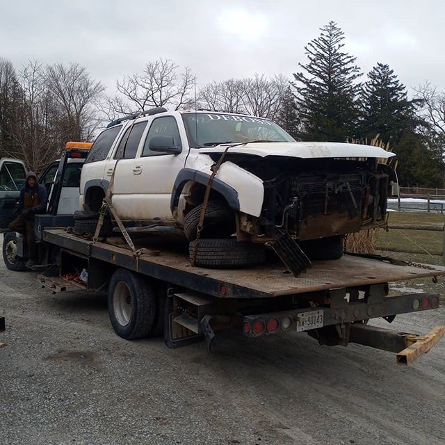 debossgarage's tweet photo. Sad to see it go. Really did love the swap but it was just too much rust. All the parts will be available at Tewsley Auto Wreckers. The little #4bt #cummins couldn't pull the Audi and trailer comfortably so I put the #6bt #silverado back in the road. … https://t.co/VeZNCgODyo https://t.co/mm4UDZejon