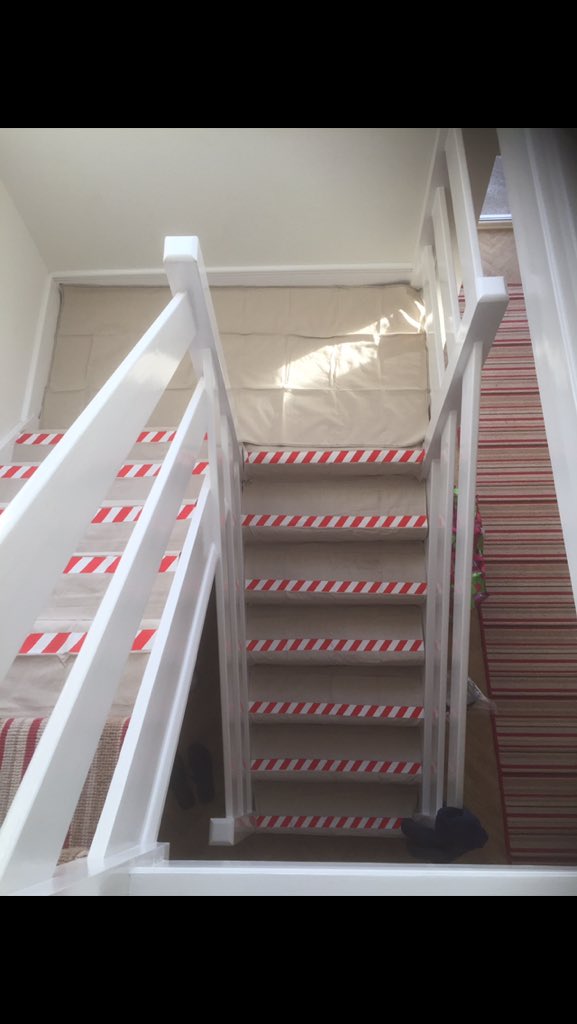 <a href="/Mr_Gibblets/">P.L.W</a> <a href="/NTorranoHarling/">Nick the Decorator</a> <a href="/topdecbrush/">Topdec Decorating Supplies</a> Good Luck with the Step By Step👍 the Velcro adheres to most carpets🤞Place the Hazard warning near the nosing and lay them out👍 Hope it goes well👍