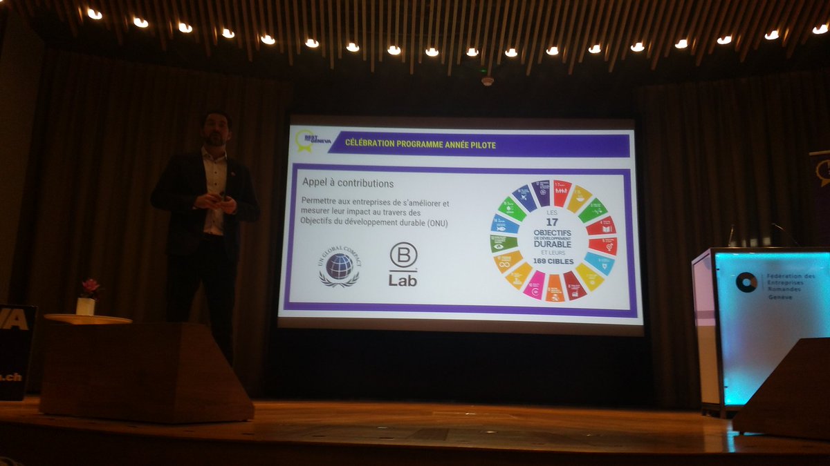 sophieconchon's tweet photo. Participez à la construction de la plate-forme internationale de suivi des #SDG bientôt disponible pour toutes les entreprises. Un partenariat entre B Lab et le UN Global Compact #BFG19 https://t.co/Pg84JSgMMp