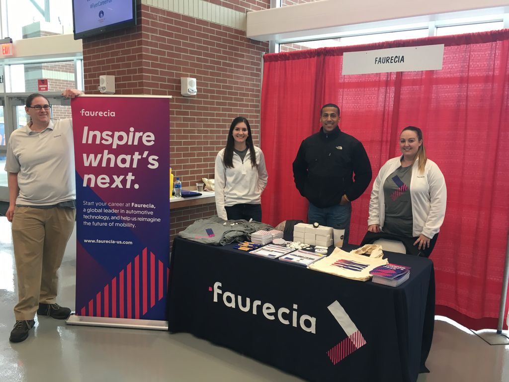 Faurecia_NA's tweet photo. Go Flyers! We are at the University of Dayton until 5:00pm today. Stop by and say hello! #InspireWhatsNext #Faurecia https://t.co/7STkrSi8Gm