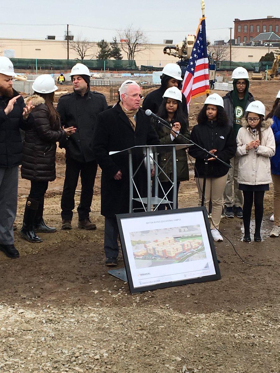 NewJerseySDA's tweet image. We broke ground today on the Dayton Ave Educational Complex in Passaic and were joined by Passaic City/State/School Officials @PaulASarlo @GarySchaerNJ @PassaicSchools