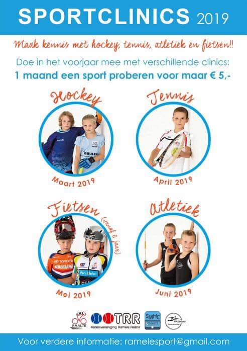 SMHC trapt clinics Ramelesport af! 
In maart zijn er iedere woensdagmiddag bij hockeyvereniging SMHC clinics te volgen voor alle sportieve jongens en meisjes in de gemeente Raalte.