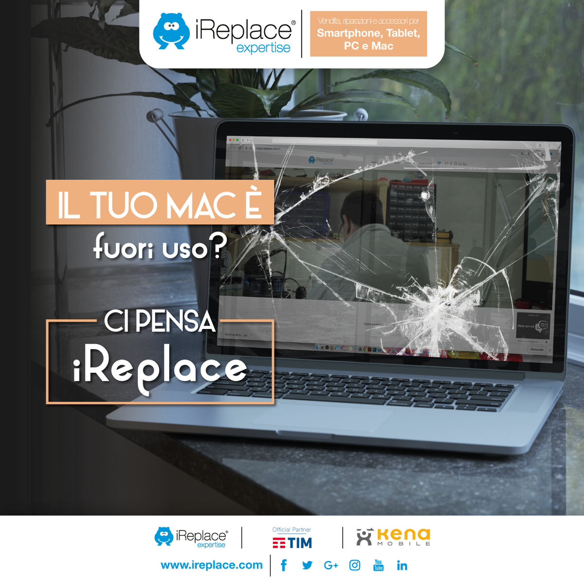 iReplace_IT's tweet photo. Il tuo #Mac è fuori uso? 😱

Tranquillo, ci pensa #iReplace! 🔝

Non aspettare, corri nei nostri Store. 😎

#iReplace #Riparazioni #NonSoloSmartphone https://t.co/xTlrIzz077