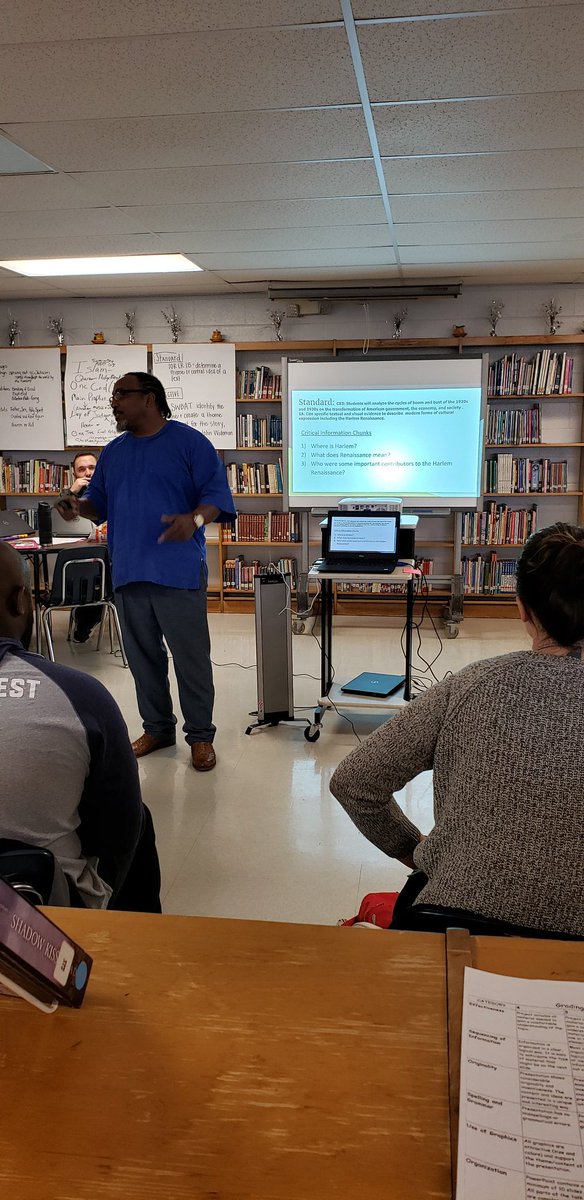 Mr. Doolin providing the staff training on how to Help Students Practice Skills, Strategies and Processes. <a href="/starspencerhs/">Star Spencer HS</a> <a href="/OKCPS/">OKC Public Schools</a>