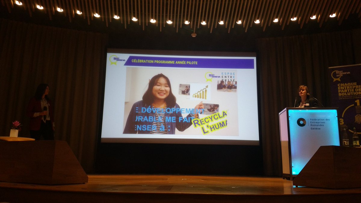 sophieconchon's tweet photo. Chouette témoignage de Espace Entreprises dont les apprenti-e-s du CFC Employés de Commerce ont fortement contribué au développement de @BestforGeneva #BFG19 #ODD4 #SDG4 https://t.co/UgOnjr6d8h