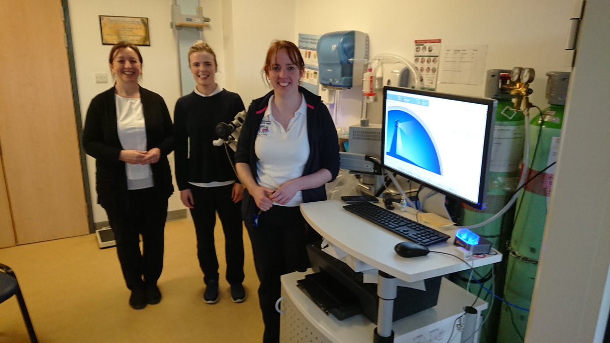 HSE_NIMIS's tweet photo. Congrats to Crumlin Respiratory/Sleep Laboratory who went live on @HSE_NIMIS to manage their Pulmonary Function Tests &amp; Sleep Studies last week. Well done  Mairead, Dr Des Cox &amp; Dept colleagues. 4 site Resp Labs now live on system.  Room for more !  #NIMISDELIVERS #ehealthforall https://t.co/tf8QtoOzLC