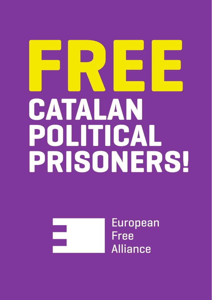 GDauwen's tweet photo. The trial of shame starts tomorrow in Madrid against 9 Catalan political prisoners for ... organising a democratic referendum! They have my support, we owe that to democracy.
#democracyOnTrial #time4SD
#AutodeterminacióNoÉsDelicte #FreeCatalanPoliticalPrisoners https://t.co/x9xyiriHNY