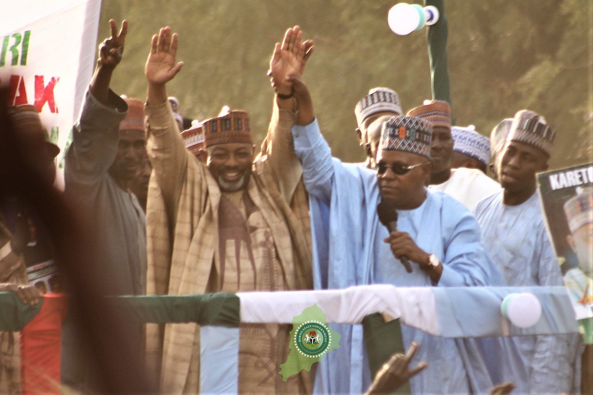Sharksawn's tweet photo. Thank you Damasak! APC all the way!! 
#NextLevel #NorthernBornoTour https://t.co/GkrzZy4vSG