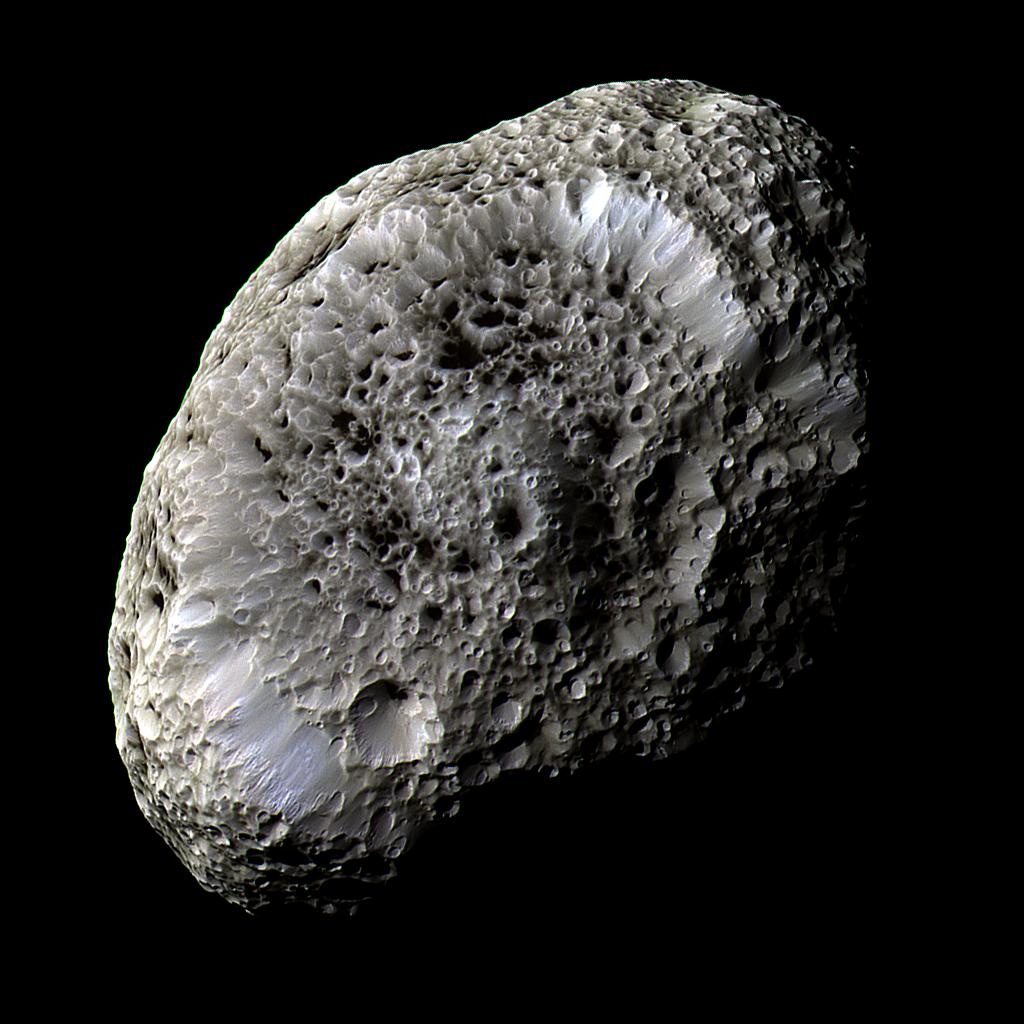 Show us *your* greatest hits. There are countless craters in the solar system to choose from. How about the sponge-like abundance of impacts on Saturn’s battered moon Hyperion? Share your favorites with us here.