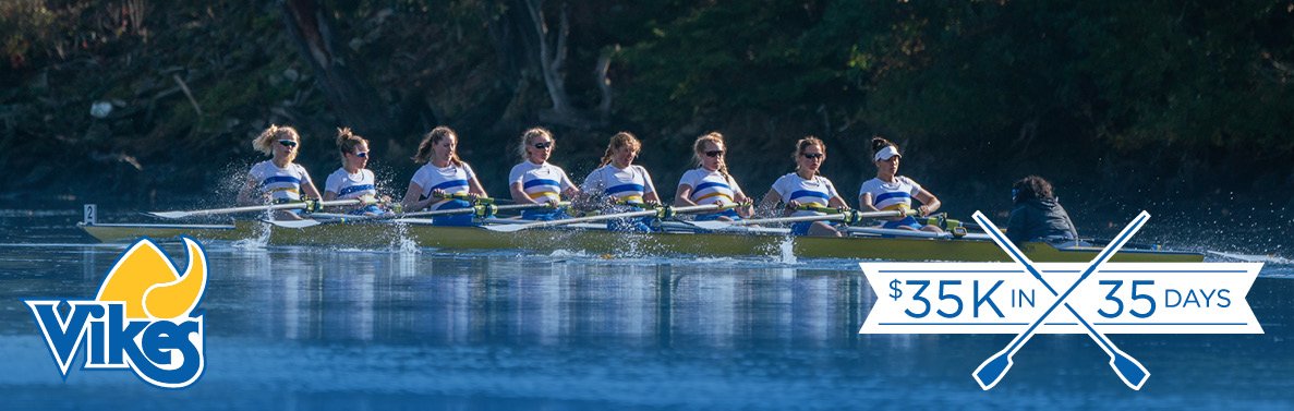 The courage of our team is the strength of the boat. 
Today marks the launch of the UVRC’s $35K in 35 Days Campaign, step one of a decade-long endeavour to upgrade all Vikes Women’s Rowing shells. 

Are you in?

Visit our homepage to contribute at extrweb.uvic.ca/WROW35in35