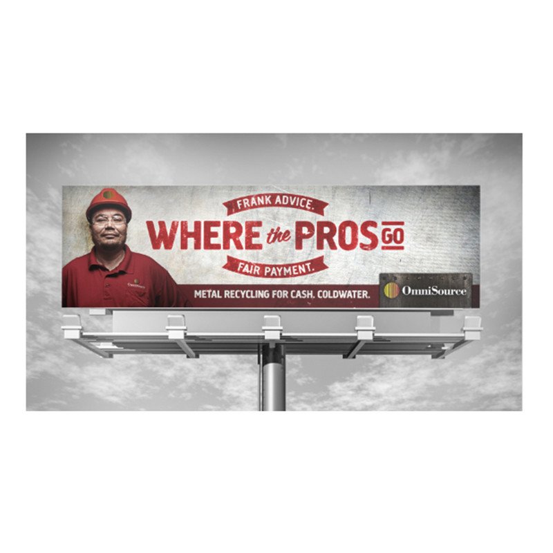 We turned OmniSource experts at the drop-off site into the face of the brand, using actual employees in photography to deliver a more authentic brand personality. 

The result? Crush this link to find out: bit.ly/2TCgKgU