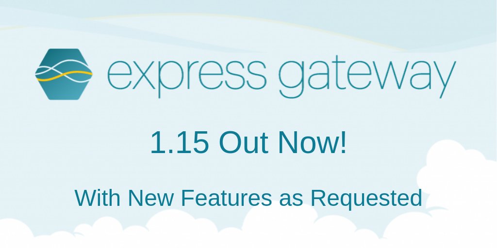 altsang's tweet image. Latest Express Gateway version now available at ow.ly/xlJj50kYy7v 
We&apos;ve added new features as requested... 
#NodeJS
#APIGateway
#serverlesss
#DevOps