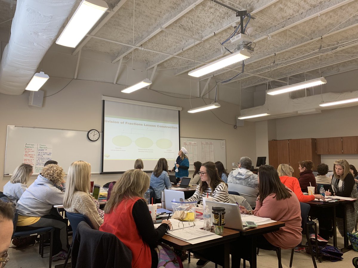 tonyabscott's tweet photo. Chef @mistyacord teaching division of fractions by hosting a “bean party” during Foundations of Math! #ignitelearningbcps #mathrocks #ncmath #ncsip https://t.co/oGAqX8i9s8