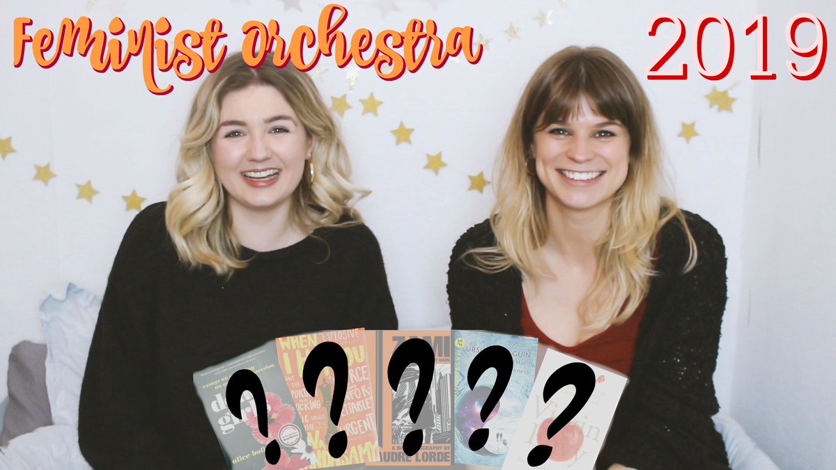 femorchestra's tweet photo. Here we go gang! A review of 2018 and our reading list for 2019 have just gone up on @LaurenWadeReads's channel! We're very excited about this year, and hope you're all raring to go too - https://t.co/sdMfSb1wEa https://t.co/iR05vbhiyV